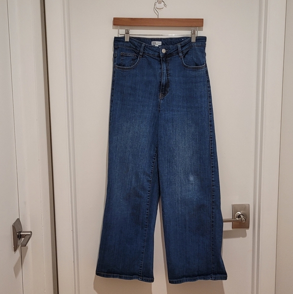 Camaieu French Brand Wonderful WIDE Leg Women's Jeans- Size 12 - Picture 2 of 9